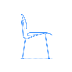 Furniture Side Chairs Eames Molded Plywood Dining Chair Vinyl Svg File, Free Vectors File